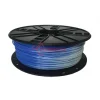 פלסטיק למדפסת תלת-מימד - מחליף צבע - PLA 1.75mm - כחול - לבן