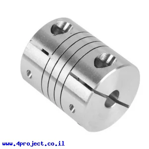 מצמד גמיש 6.35mm x 6.35mm