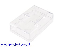 תמונה של מוצר מארז לכרטיסי Raspberry PI דגם B+ - פלסטיק שקוף Pi Tin
