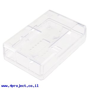 מארז לכרטיסי Raspberry PI דגם B+ - פלסטיק שקוף Pi Tin