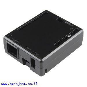 מארז פלסטיק לכרטיסי Arduino Yun - שחור