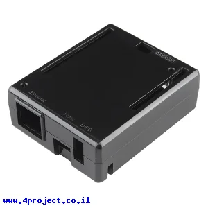 מארז פלסטיק לכרטיסי Arduino Yun - שחור