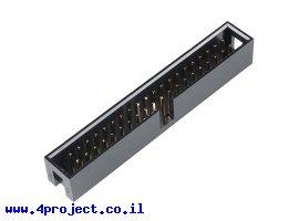 תמונה של מוצר מחבר זכר 2x20 לכבל שטוח