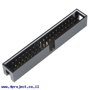 מחבר זכר 2x20 לכבל שטוח