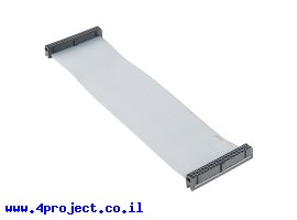 תמונה של מוצר כבל שטוח עם מחברי 2x20 בשני הצדדים