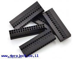 תמונה של מוצר מחבר ריק ליצור כבל 2.54 מ"מ - 2x20 - חבילה של 5
