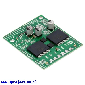 מגן Arduino - בקר לשני מנועי DC עד 24V/12A