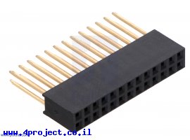 תמונה של מוצר מחבר שורה נקבה - 2x13 - רגליים ארוכות