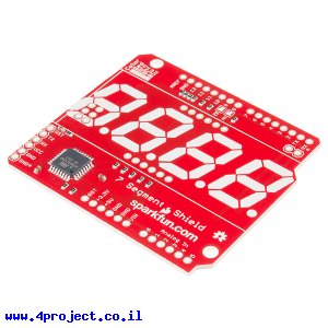 מגן Arduino לתצוגת 7Segment