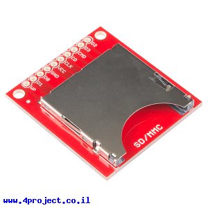 כרטיסון עם מחבר כרטיסי זכרון SD/MMC