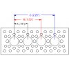 גלגל שיניים 48P, עובי 1/8", דלרין - 52 שיניים
