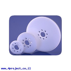 גלגל שיניים 48P, עובי 1/8", דלרין - 74 שיניים