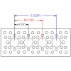 גלגל שיניים 48P, עובי 1/8", דלרין - 96 שיניים