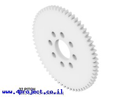 תמונה של מוצר גלגל שיניים 32P, עובי 1/8", דלרין - 62 שיניים