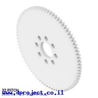 גלגל שיניים 32P, עובי 1/8", דלרין - 80 שיניים