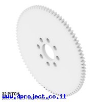 גלגל שיניים 32P, עובי 1/8", דלרין - 84 שיניים