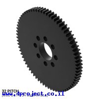 גלגל שיניים 32P, עובי 3/16", דלרין - 72 שיניים