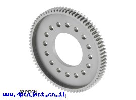 תמונה של מוצר גלגל שיניים 32P, ציר 1", אלומיניום - 76 שיניים