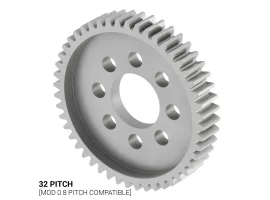 תמונה של מוצר גלגל שיניים 32P, ציר 0.5", אלומיניום - 48 שיניים