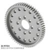גלגל שיניים 32P, ציר 0.5", אלומיניום - 64 שיניים