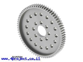 תמונה של מוצר גלגל שיניים 32P, ציר 0.5", אלומיניום - 72 שיניים
