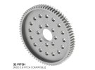 תמונה של מוצר גלגל שיניים 32P, ציר 0.5", אלומיניום - 72 שיניים