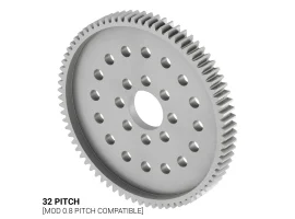 תמונה של מוצר גלגל שיניים 32P, ציר 0.5", אלומיניום - 76 שיניים
