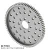 גלגל שיניים 32P, ציר 0.5", אלומיניום - 80 שיניים