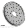 גלגל שיניים 32P, ציר 0.5", אלומיניום - 80 שיניים