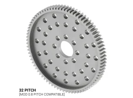 תמונה של מוצר גלגל שיניים 32P, ציר 0.5", אלומיניום - 80 שיניים
