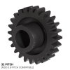 גלגל שיניים 32P, ציר 0.25", דלרין - 24 שיניים