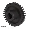 גלגל שיניים 32P, ציר 0.25", דלרין - 32 שיניים