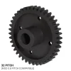 גלגל שיניים 32P, ציר 0.25", דלרין - 40 שיניים
