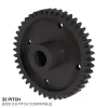 גלגל שיניים 32P, ציר 0.25", דלרין - 44 שיניים