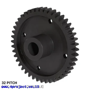 גלגל שיניים 32P, ציר 0.25", דלרין - 44 שיניים