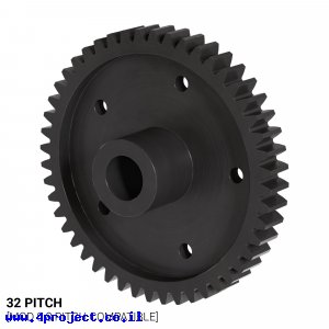 גלגל שיניים 32P, ציר 0.25", דלרין - 48 שיניים