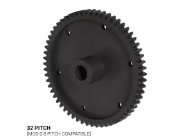 תמונה של מוצר גלגל שיניים 32P, ציר 0.25", דלרין - 60 שיניים