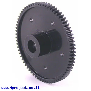 גלגל שיניים 48P, ציר 0.25", דלרין - 54 שיניים