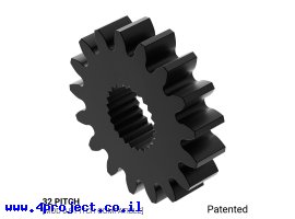 תמונה של מוצר גלגל שיניים 32P, ציר C1-24T, דלרין - 17 שיניים