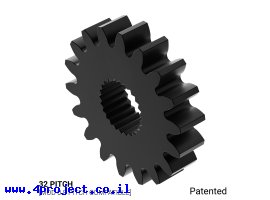 תמונה של מוצר גלגל שיניים 32P, ציר C1-24T, דלרין - 18 שיניים