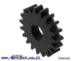 תמונה של מוצר גלגל שיניים 32P, ציר C1-24T, דלרין - 19 שיניים