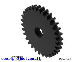 תמונה של מוצר גלגל שיניים 32P, ציר C1-24T, דלרין - 30 שיניים