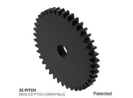 גלגלי שיניים 32P פלסטיק לסרוו - Plastic 32P servo mount gear