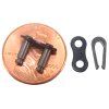 שרשרת פלדה 0.250" - מקטע חיבור - 4 יחידות