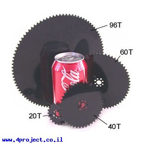 גלגל שיניים לשרשרת 0.250", דלרין - 20 שיניים