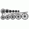 גלגל שיניים לשרשרת 0.1227", ציר C1-24T, פלסטיק - 30 שיניים