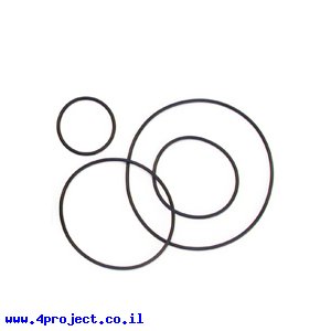 רצועת תמסורת חלקה, עובי 1/8", קוטר 4.50"