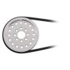 רצועת תמסורת חלקה, עובי 1/4", קוטר 4.50"