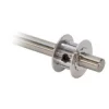 גלגלת רצועת תזמון XL 10mm לציר 6.35 מ"מ, ללא רכזת - 15 שיניים