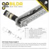 שרשרת 8 מ"מ - 80 מקטעים (640 מ"מ)